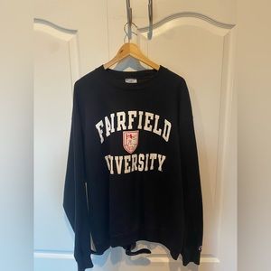 Fairfield University Retro Style Champion Crewneck